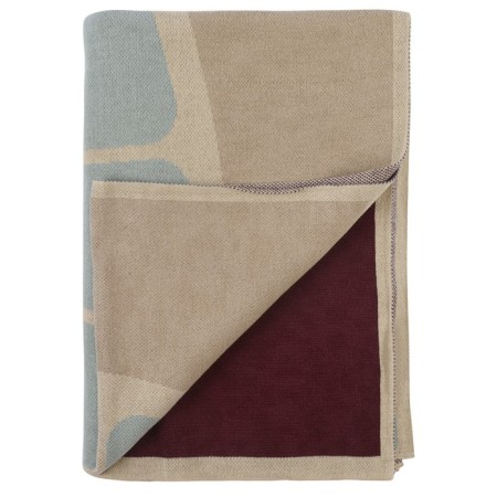 Cottage blanket with Tea Plantation Terra, size 130x180 cm-5