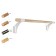 Choreographic machine Washing single -row №13 pine, white legs
