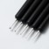 Tools for models and giving a set of 5 pcs 15 cm plastic, rubber, metal mix