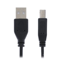Кабель интерфейсный "Гарнизон" GCC-USB2-AMBM-1M, USB2.0, A(m)-B(m), до 480 Мб/с, 1 м, черный