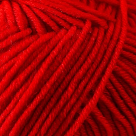Yarn "promising" 50% merino wool, 50% acrylic volume 270m/100g (06 red)-2