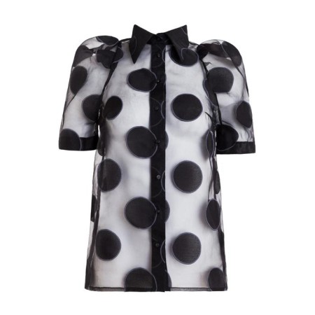 Women's shirt Minaku: Green Trend Black Color, Rr. 44-8