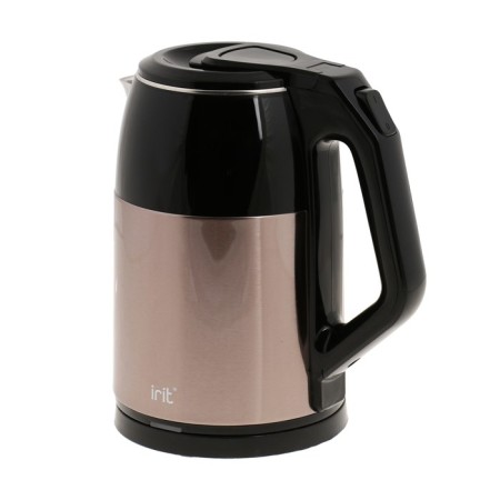 Electric kettle IRIT IR-1363, metal, 1.8 l, 1500 watts, beige-black-1