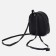 Women's backpack of artificial leather with lightning, 1 pocket, black color