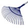 Lobbish rakes, plate, 22 teeth, metal, aluminum stalk, “Fast and Furious”