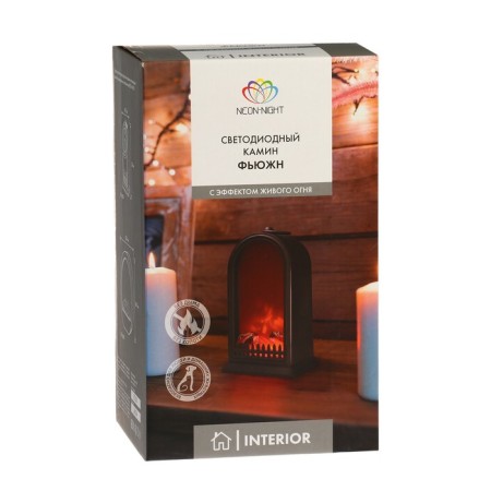 NEON-NIGHT BiOMOKE "FUZHN", with the effect of live fire, 2xs/USB, black-6