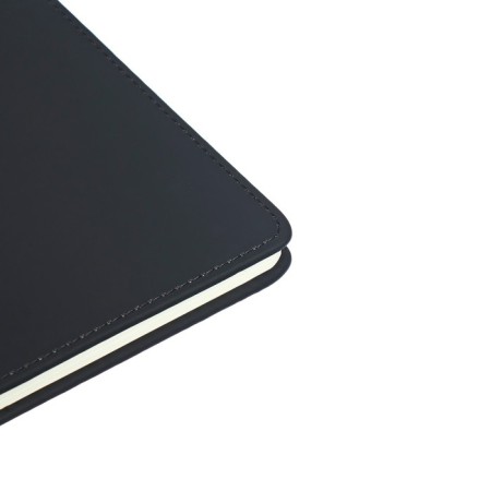 The weekly dated 2025, A4, 64 sheets, Devente.emblem, a solid cover of artificial leather with foam, lies, cream block 70 g/m2, black-8