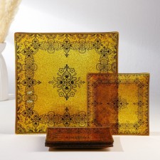 Table set, 7 items: 30 × 30 cm - 1 pc, 18 × 18 cm - 6 pcs
