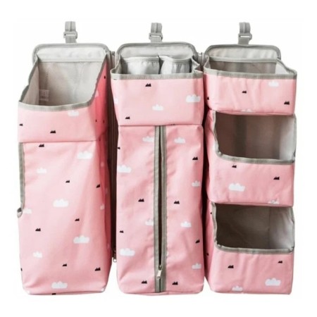 Organizer for the crib, pink color