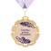 Jubilee medal with the ribbon "50 years. Blue", d = 70 mm