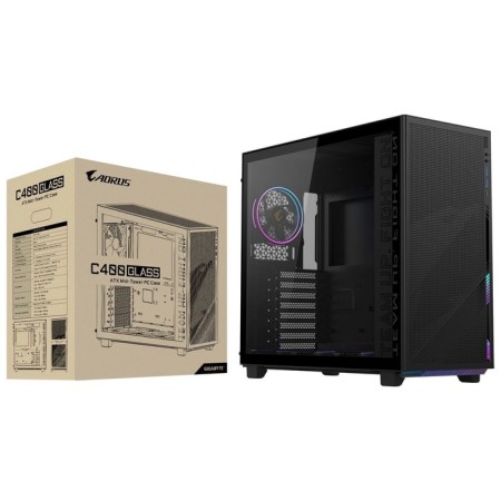 GIGABYTE GB-AC400G case Black without BP ATX 5x120mm 2x140mm 2xusb3.0 Audio Bott PSU-8