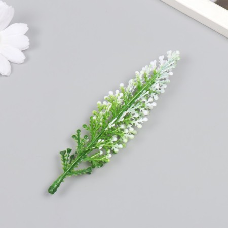 Artificial plant for creativity "meadow flower" set 12 pcs white 13 cm-2