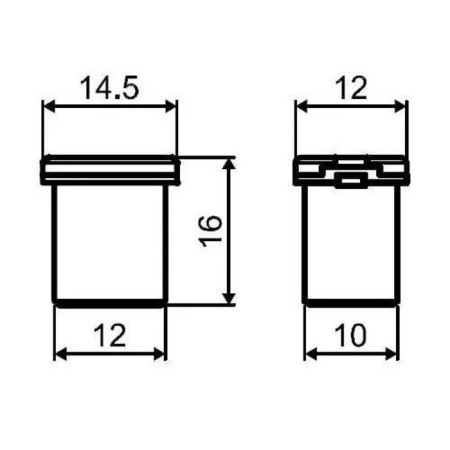 Cartridge -type fuse, 20A - 120A, set 20 pcs-1