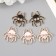 Decor for creativity Metal "Spider" enamel mix 3.4x3.4 cm