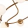 Ceiling EVOLUCE lamp. Sle220602-08. Calabria. 8x40 watts, E14, 77x77x38.5 cm, golden color