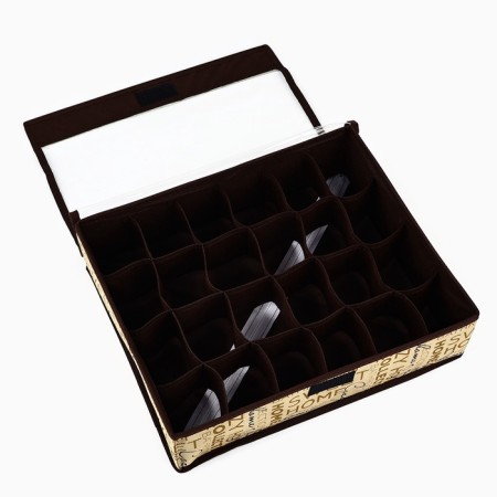 Organizer for storage 24 cells with a lid "House", 34 x 28 x 10 cm-3