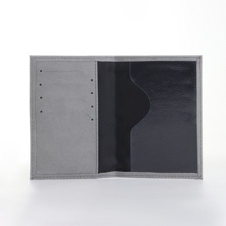 Passport cover, gray color-2
