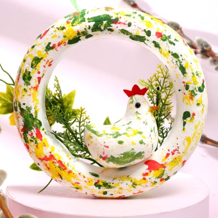 Decorative Easter suspension "Kurochka" 5 × 15 × 15 cm-2