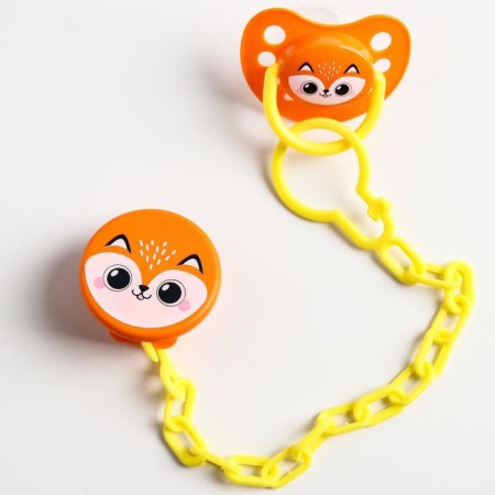 Holder for the nipple - dummy "foxes", on the chain-4