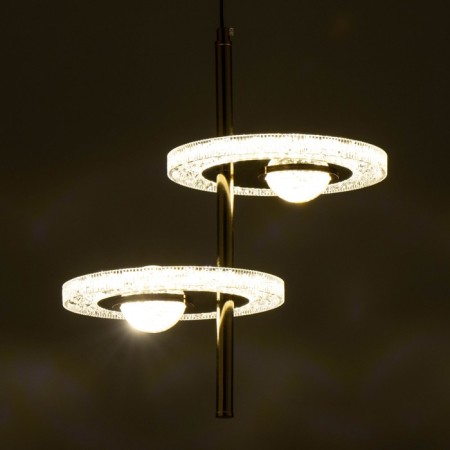 Bayerlux lamp "Imon" 32W LED gold 28x19.5x35cm-3