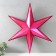 Figure "Star of Pereniapine" large red metallic, 55.7x64 cm