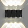Lamp "BISO" 8XLED 8W 4000K IP66 black 19x4.5x8 cm