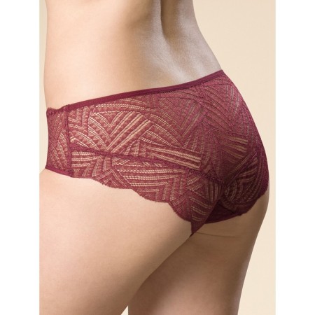 Female cowards, size 46, burgundy color-1