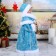 Snow Maiden "Blue fur coat with a staff" moves, 40 cm