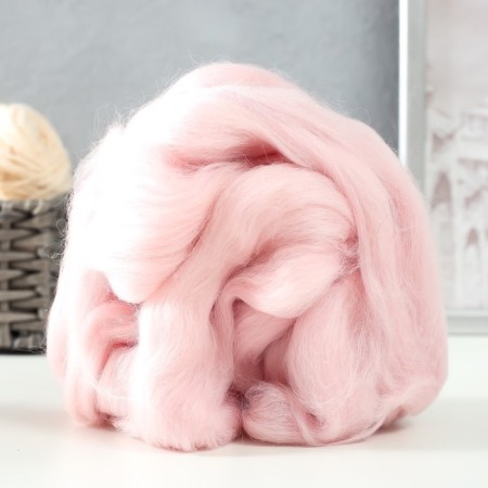 Fasting wool 100% half -toned wool 50 g (292 roses. Quartz)