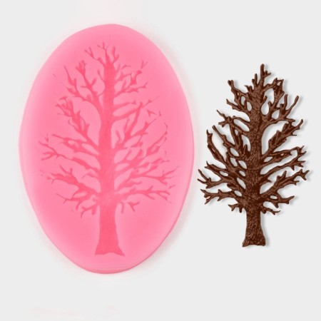 Mold "Tree", silicone, 8.2 × 6 cm, color mix