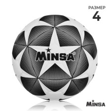 Мяч футбольный MINSA, TPE, машинная сшивка, 12 панелей, р. 4