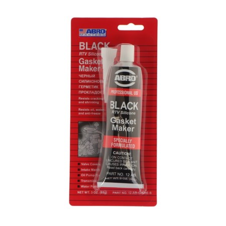 Hermatic gaskets ABRO MASTERS Black, Silicone, 85 g, 12-en-ch -re-re-s