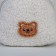 Plush "Bear" bag, white color