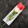 Package-cone for flowers, "this is for you", white+ red, 14x40 cm