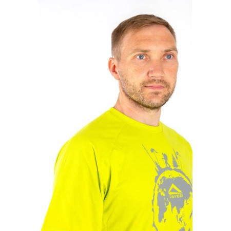 T-shirt Payer World Tour, cotton, lime, rr XS-6