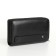 Male purse-clate on a zipper, black color
