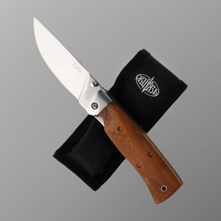 Folding "maple" steel 65x13, handle - gikory, 23 cm