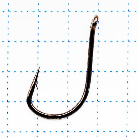 The hook KOI Tanago-Ring, size 4 Int12 AS, color BN 10 pcs.