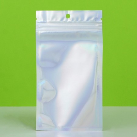 Zip-Lock Pat Pat, Iridist, with a continuous window, flat, euro-slopes 9 x 16 cm-2