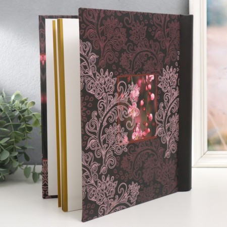 Photo album on 20 magnetic sheets 23x28 cm, int. spiral "Bloom" sakura-1