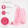 Baby backpack, lightning department, 2 side pockets, pink color