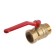 Ball valve, inner/outer thread 1 1/4 ", pen