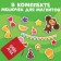 Magnetic book "Birthday Genes", Cheburashka