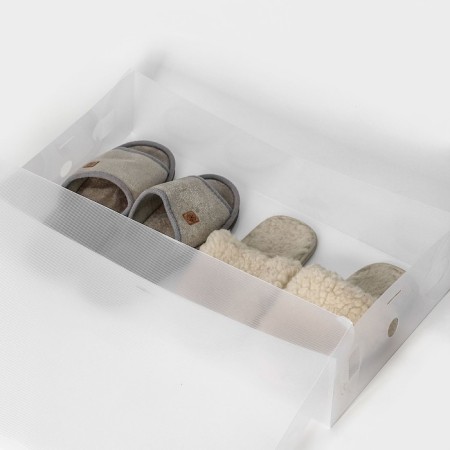 Box for storing boots with a lid Uni Size, 30 × 52 × 12 cm-3