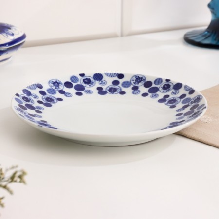 Plate "Romance Prose", D-175mm, Neo Gzhel-1