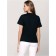 Female T -shirt, size XS, black color