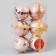Set of balls plastic D-7 cm, 6 pcs "Surprise" pink