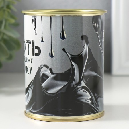 Socks in the bank "Oil. A real man" (inside the socks are male, black color)-2