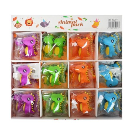 Figure eraser "dinosaurus", mix (barcode on the piece)-1