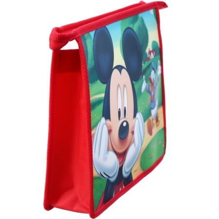 Plastic folder for notebooks A5, on lightning, Mickey Mouse-3